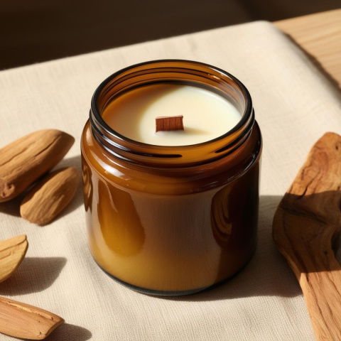 Drzewo sandałowe - świeca sojowa - 180 ml