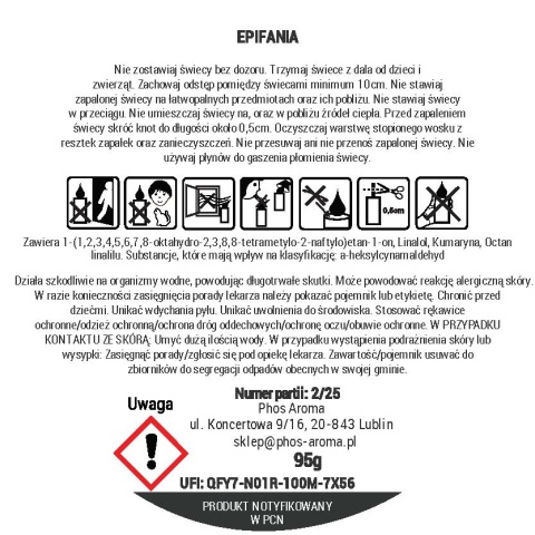 Epifania - świeca sojowa - 120 ml