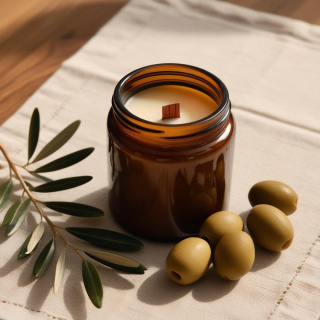 Ogród oliwny - świeca sojowa - 120 ml